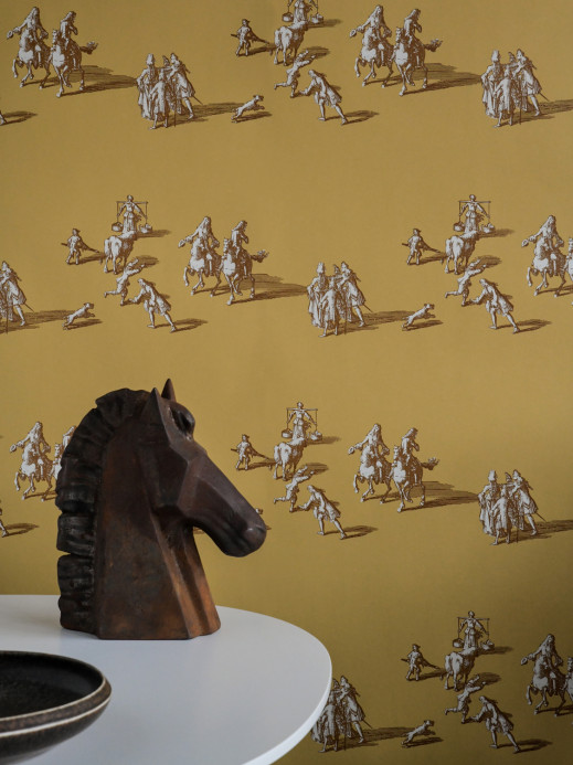 Långelid / von Brömssen Papier peint A Walk in the Park - Misty Yellow