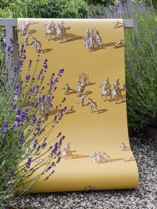 Långelid / von Brömssen Papier peint A Walk in the Park - Misty Yellow