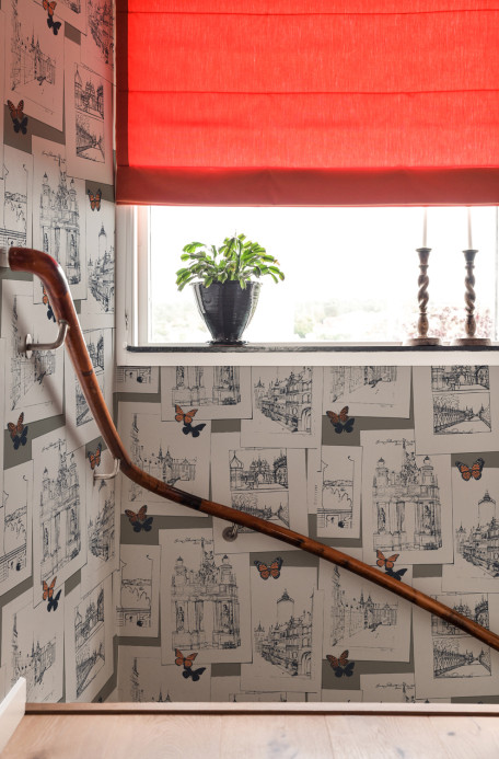 Långelid / von Brömssen Carta da parati The Butterfly Effect - Dusty Orange