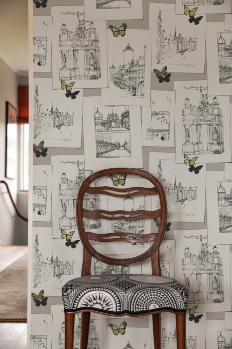 Långelid / von Brömssen Carta da parati The Butterfly Effect - Dusty Lemon