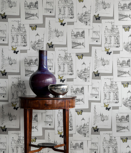 Långelid / von Brömssen Carta da parati The Butterfly Effect - Dusty Lemon