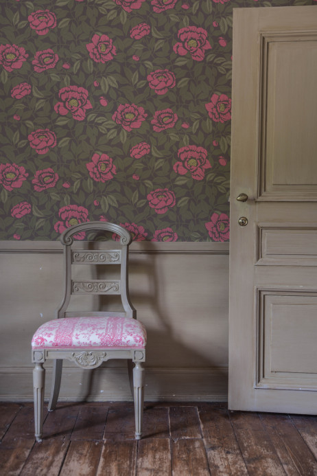 Långelid / von Brömssen Wallpaper My Peony Garden - Pink