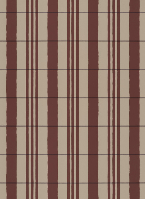 Långelid / von Brömssen Papier peint The Guards Tent - Wine Red