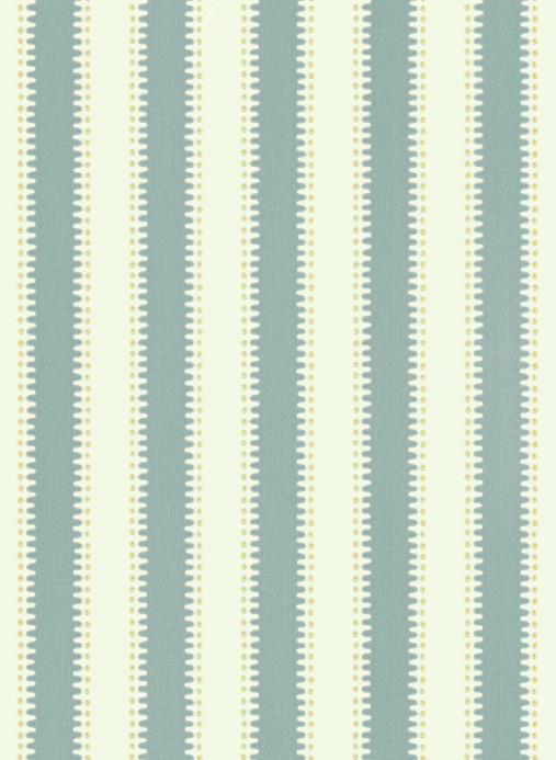 Långelid / Von Brömssen Tapete Jagged Stripe - Turquoise