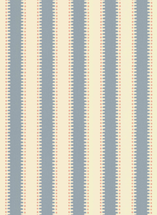 Långelid / Von Brömssen Tapete Jagged Stripe - Sky Blue