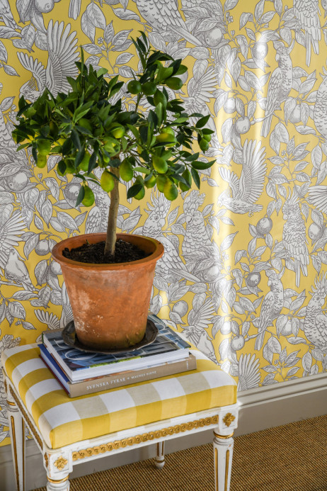 Långelid / von Brömssen Wallpaper Talk about Cockatoos - Lemon