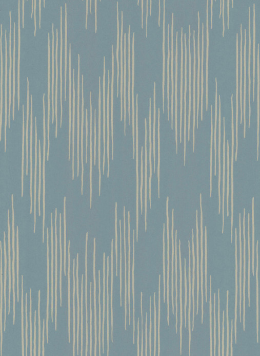 Långelid / von Brömssen Wallpaper Ikat - Smokey blue