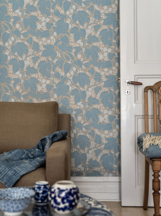 Långelid / von Brömssen Carta da parati Hops and Glory - Frost