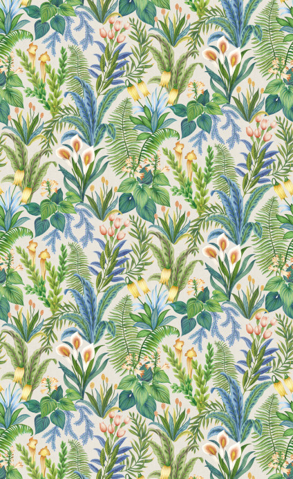 Osborne & Little Tapete Calla Lily - Azure