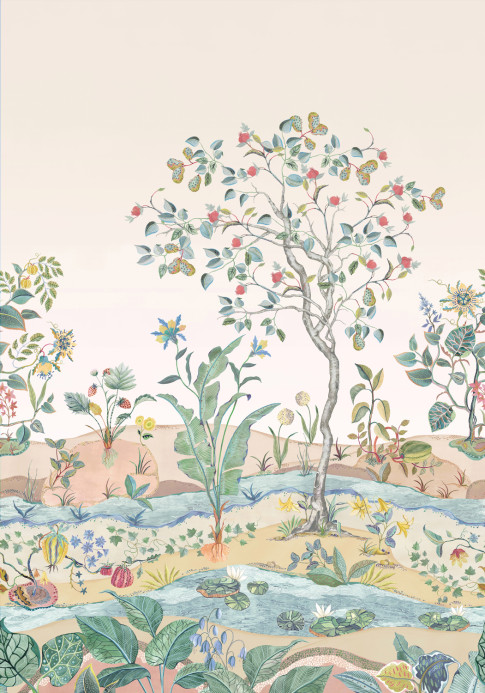 Osborne & Little Papier peint panoramique Mythica - Shell