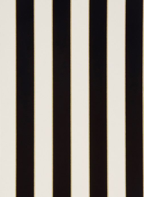 Osborne & Little Papier peint Regency Stripe - Ivory/ Black