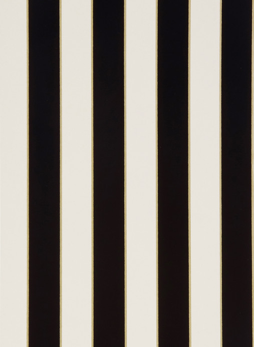 Osborne & Little Papier peint Regency Stripe - Ivory/ Black