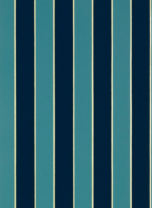 Osborne & Little Papier peint Regency Stripe - Peacock