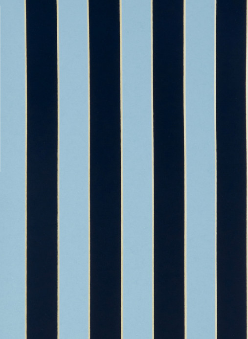Osborne & Little Wallpaper Regency Stripe - Navy/ Sky