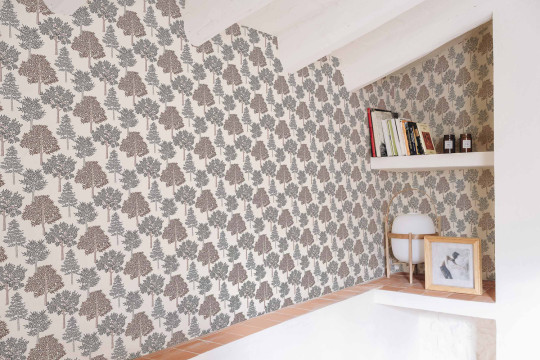 Coordonne Wallpaper Arboleda - Terracota/ Granate