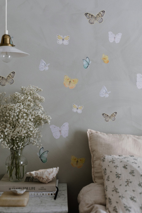Sian Zeng Adesivo murale Butterfly  - Bright