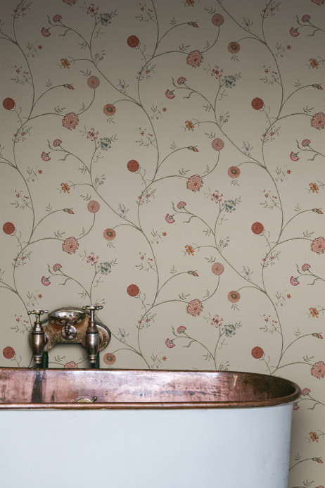 Rebel Walls Carta da parati Flower Thread - Sand