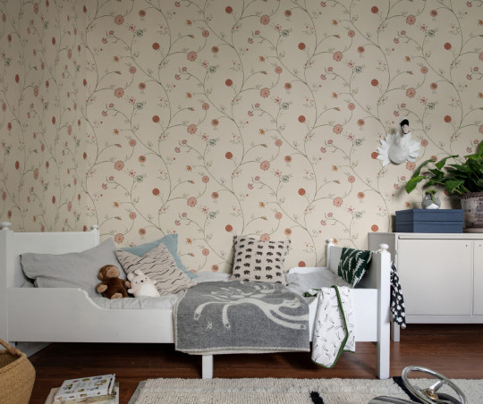 Rebel Walls Carta da parati Flower Thread - Sand