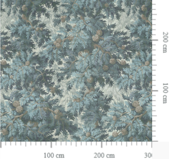 Rebel Walls Wandbild Spruce Forest - Blue