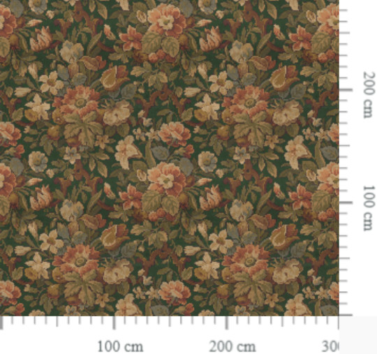 Rebel Walls Wandbild Vintage Flora - Green