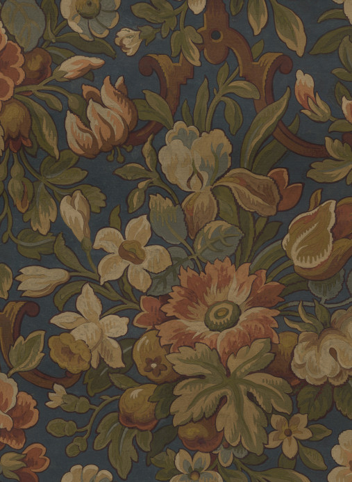 Rebel Walls Wandbild Vintage Flora - Blue