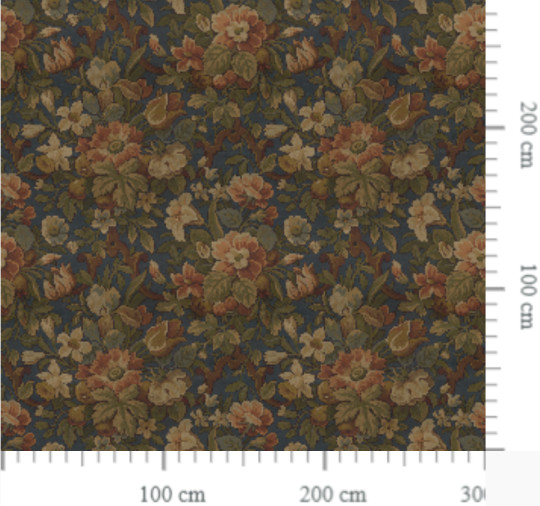 Rebel Walls Wandbild Vintage Flora - Blue