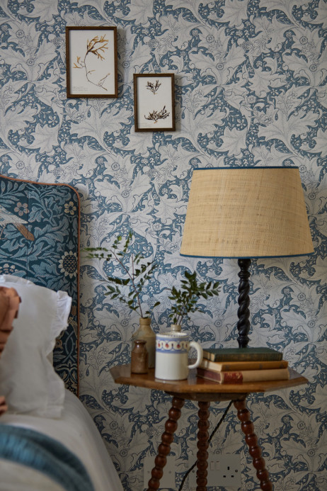 Morris & Co Tapete Wallflower - Woad Blue