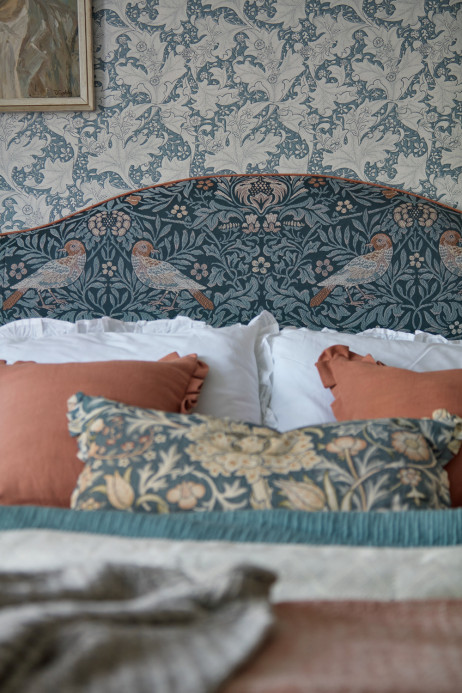 Morris & Co Tapete Wallflower - Woad Blue