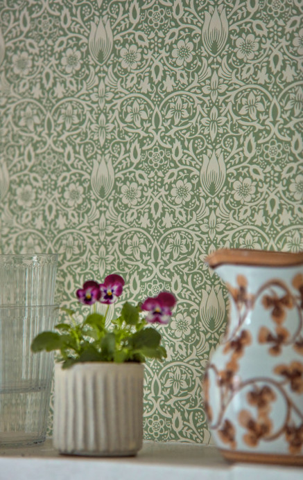 Morris & Co Wallpaper Borage - Leafy Arbour