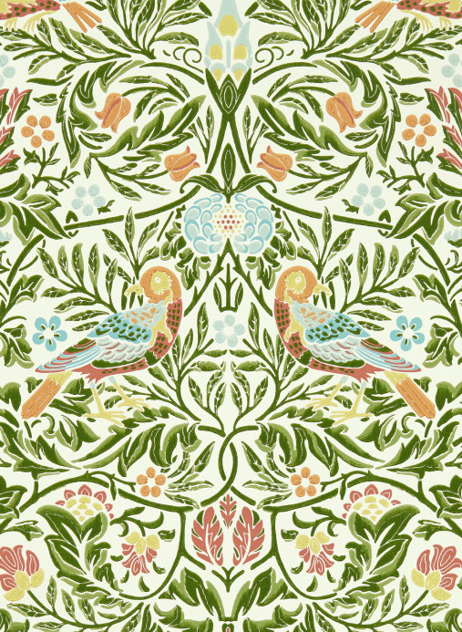 Morris & Co Wallpaper Bird - Boughs Green