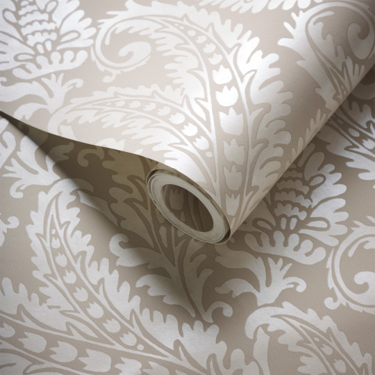 Clarke & Clarke Tapete Regale - Ivory/ Mocha