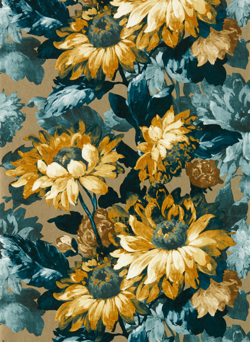 Clarke & Clarke Tapete Sunforest - Gilver/ Denim