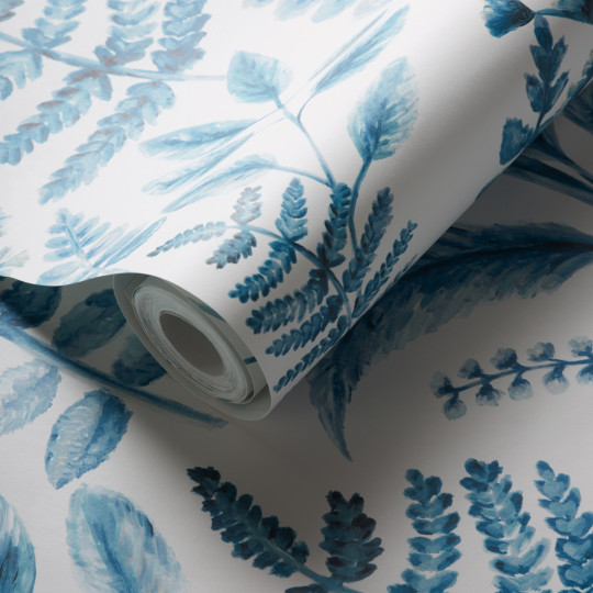 Clarke & Clarke Tapete Bracken - Denim