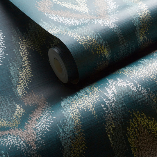 Clarke & Clarke Tapete Velluto - Teal