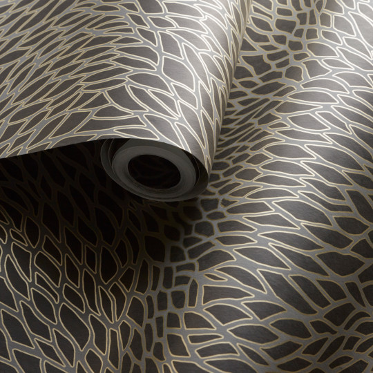 Clarke & Clarke Wallpaper Corallino - Noir