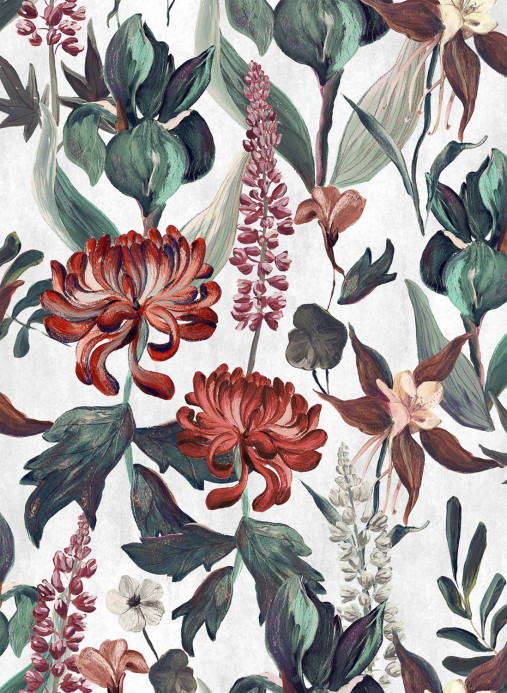 Coordonne Wallpaper Jardin Rojo - Cisne