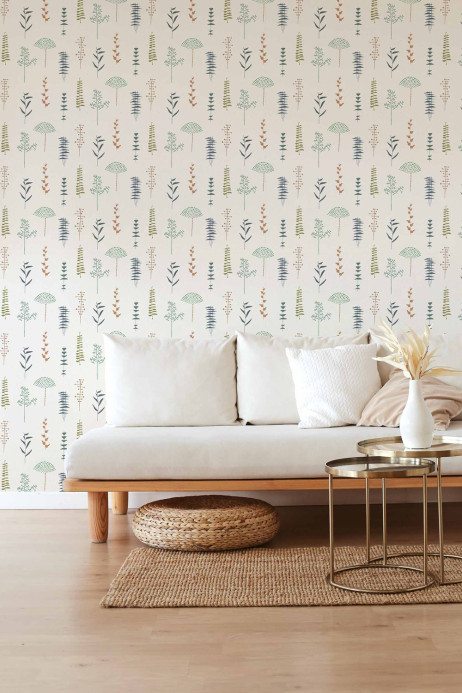 Coordonne Wallpaper Herbario - Cisne