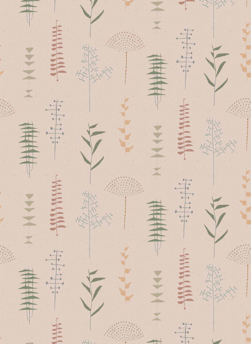 Coordonne Wallpaper Herbario - Rosa