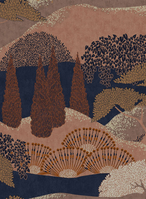 Coordonne Papier peint Jardin Japones - Canela