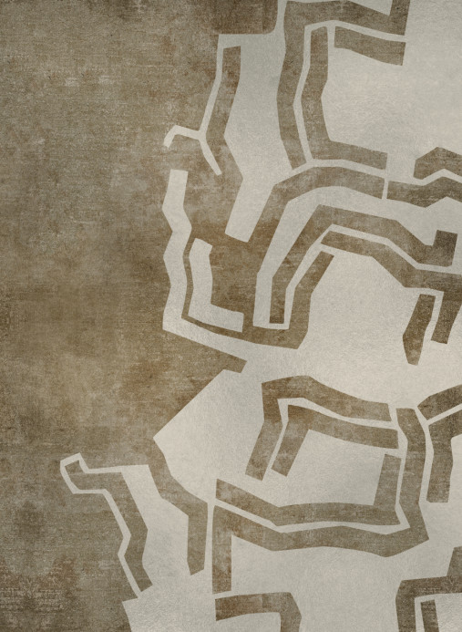 Coordonné Carta da parati panoramica Leku - Silver