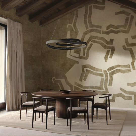 Coordonné Wandbild Leku - Silver