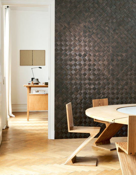 Arte International Wallpaper Tinto - Chocolate