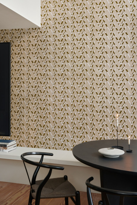 Arte International Wallpaper Chasu - Fresh Gold