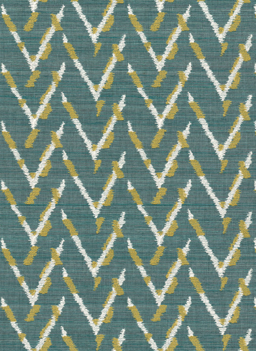 Arte International Wallpaper Chasu - Lemony Teal