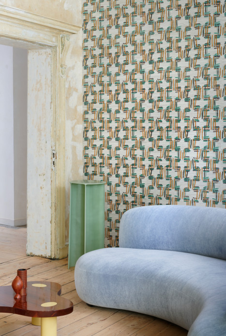 Arte International Wallpaper Tatami - Green Almond