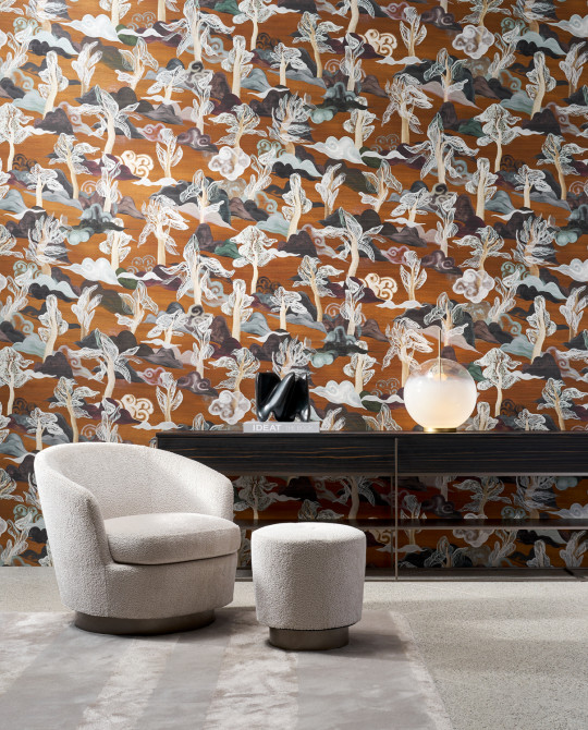 Arte International Wallpaper Saranda - Amber Woods