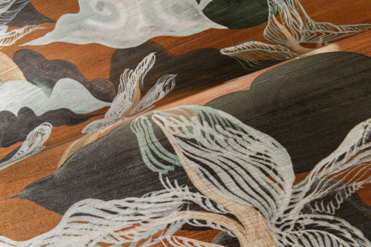 Arte International Wallpaper Saranda - Amber Woods