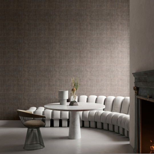 Arte International Wallpaper Katan Silk - Chocolate