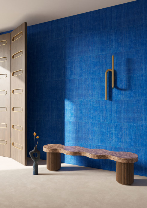 Arte International Wallpaper Katan Silk - Cobalt