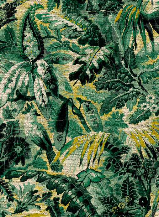 Arte International Carta da parati Tropicali - Lemony Green